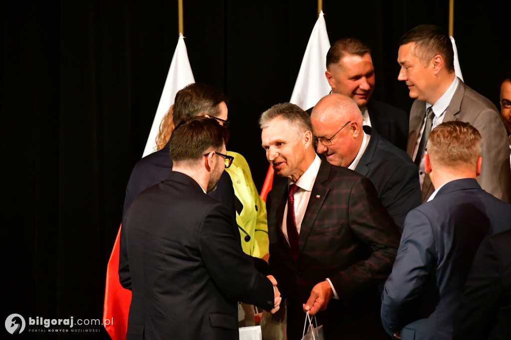 Morawiecki, Czarnek i Obajtek w Biłgoraju