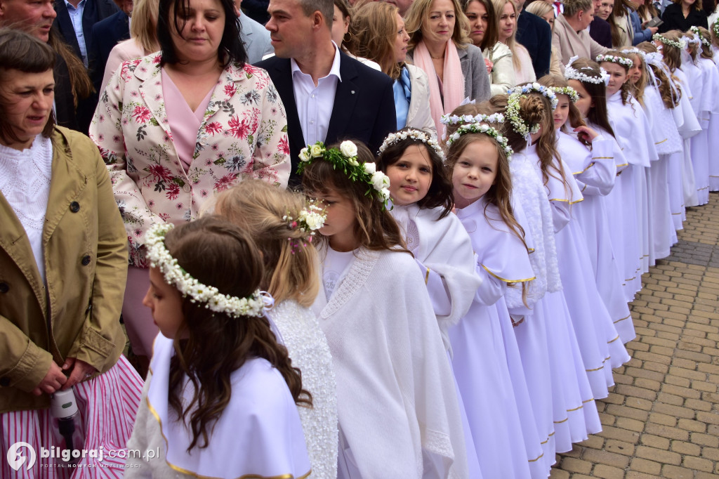Uroczystość I Komunii Świętej w sanktuarium w Biłgoraju