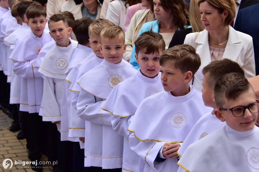 Uroczystość I Komunii Świętej w sanktuarium w Biłgoraju