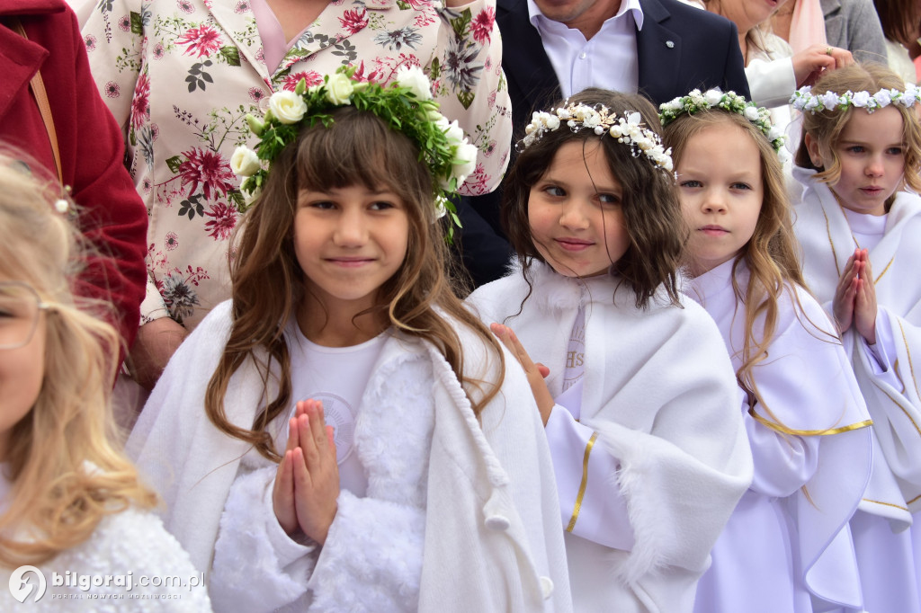 Uroczystość I Komunii Świętej w sanktuarium w Biłgoraju