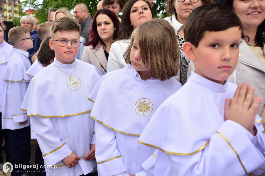 Uroczystość I Komunii Świętej w sanktuarium w Biłgoraju
