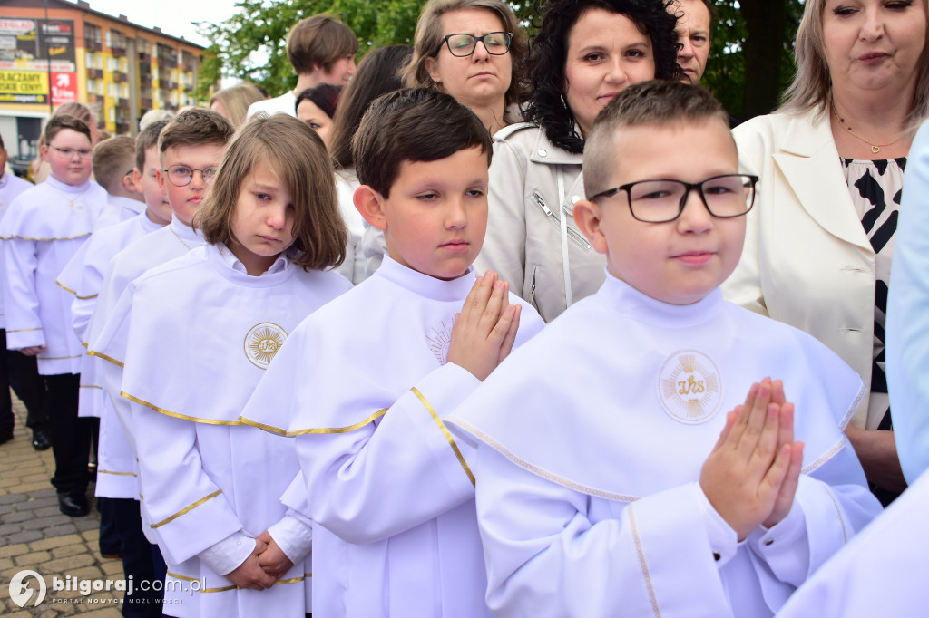 Uroczystość I Komunii Świętej w sanktuarium w Biłgoraju