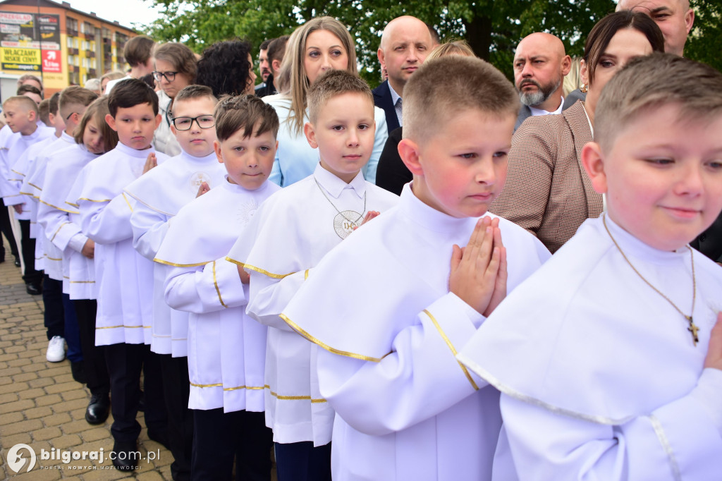 Uroczystość I Komunii Świętej w sanktuarium w Biłgoraju