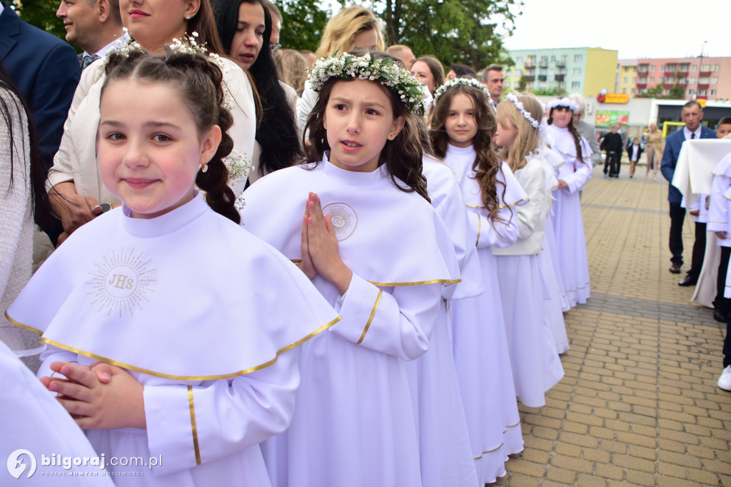 Uroczystość I Komunii Świętej w sanktuarium w Biłgoraju