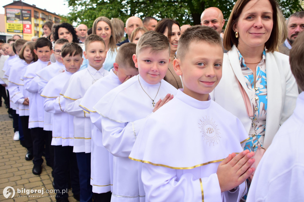 Uroczystość I Komunii Świętej w sanktuarium w Biłgoraju