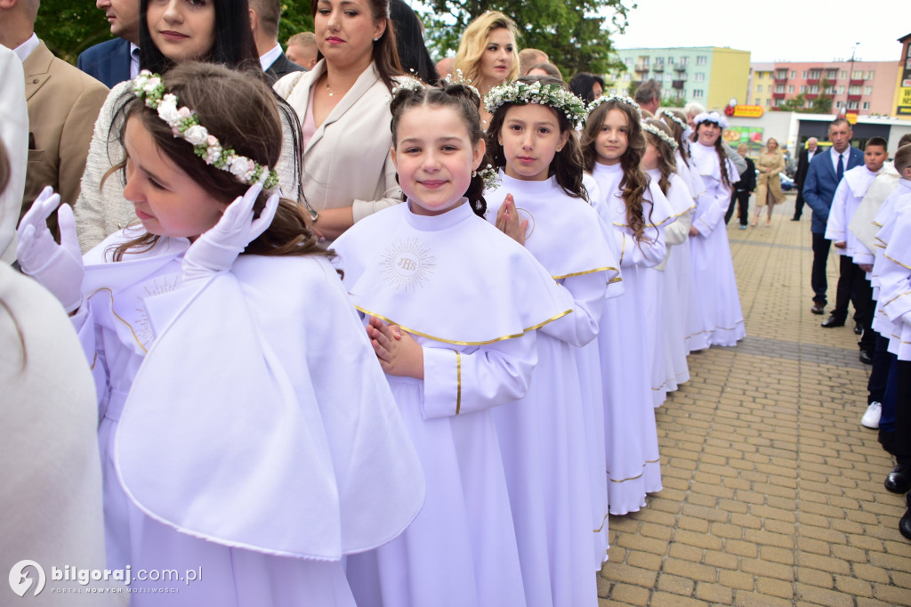 Uroczystość I Komunii Świętej w sanktuarium w Biłgoraju