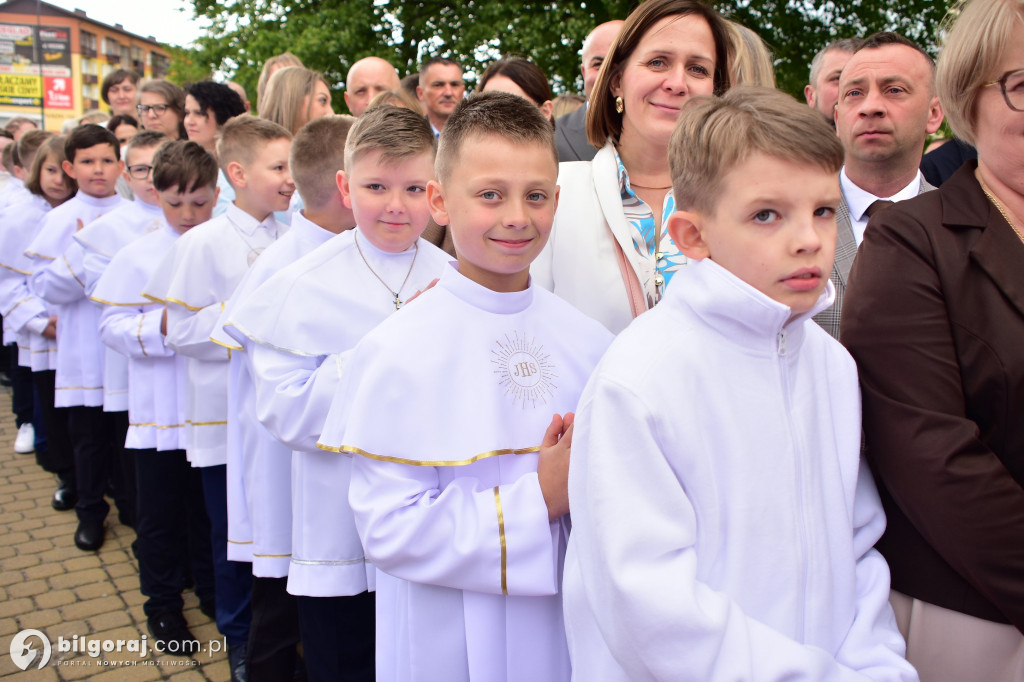 Uroczystość I Komunii Świętej w sanktuarium w Biłgoraju