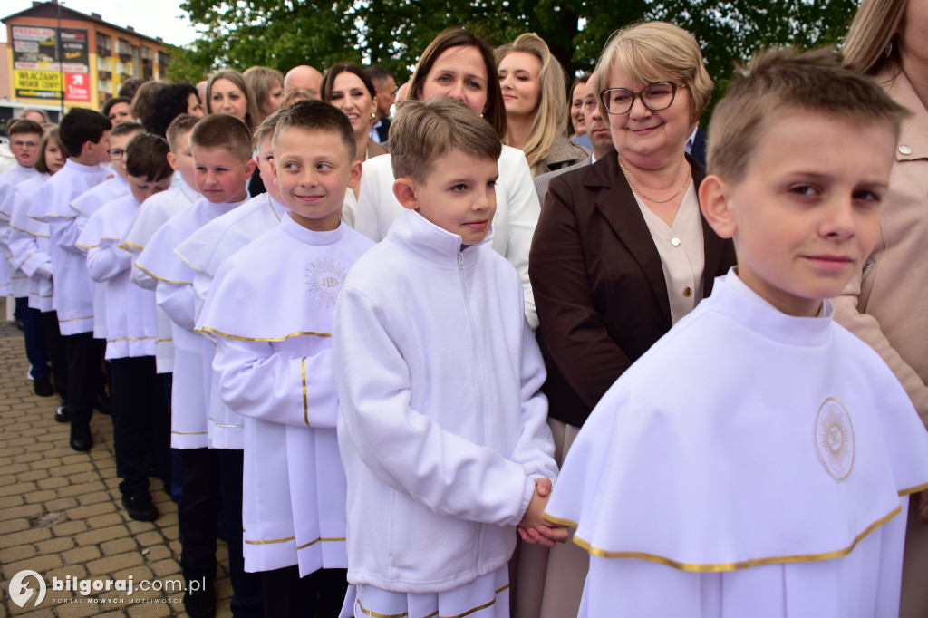 Uroczystość I Komunii Świętej w sanktuarium w Biłgoraju