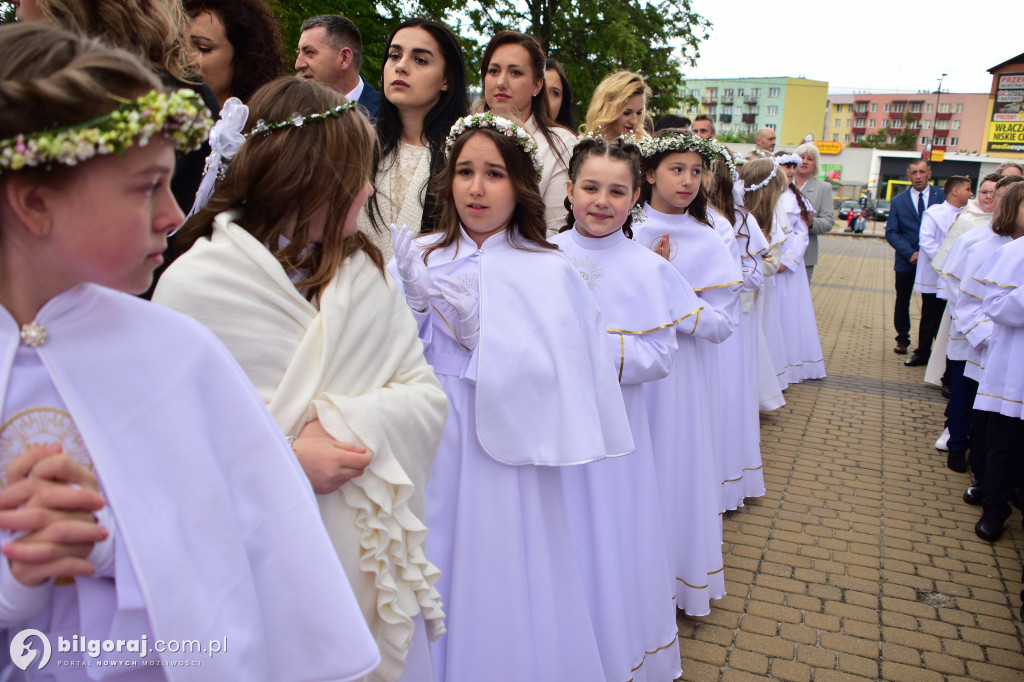 Uroczystość I Komunii Świętej w sanktuarium w Biłgoraju