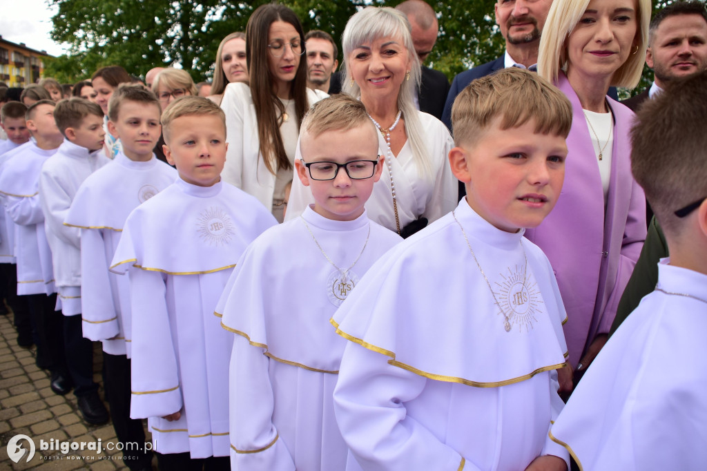 Uroczystość I Komunii Świętej w sanktuarium w Biłgoraju
