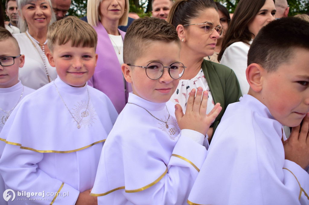 Uroczystość I Komunii Świętej w sanktuarium w Biłgoraju