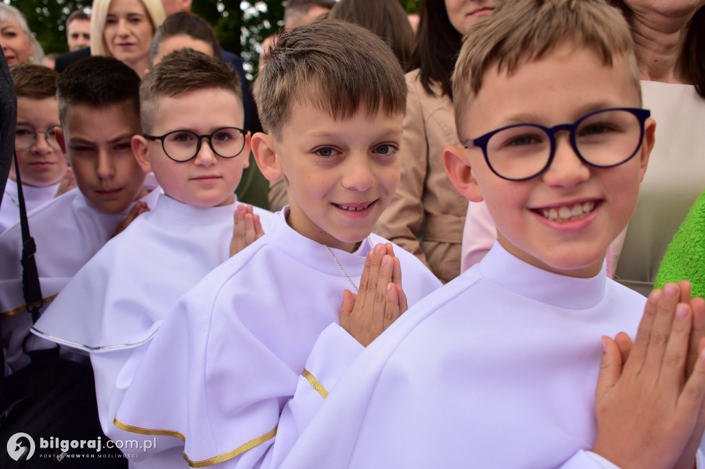 Uroczystość I Komunii Świętej w sanktuarium w Biłgoraju