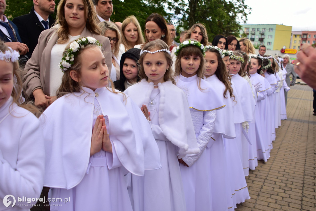 Uroczystość I Komunii Świętej w sanktuarium w Biłgoraju