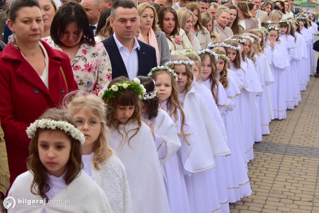 Uroczystość I Komunii Świętej w sanktuarium w Biłgoraju