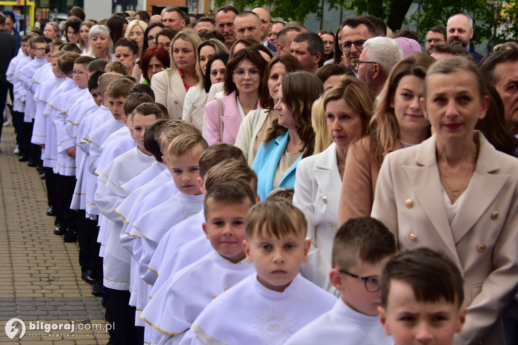Uroczystość I Komunii Świętej w sanktuarium w Biłgoraju