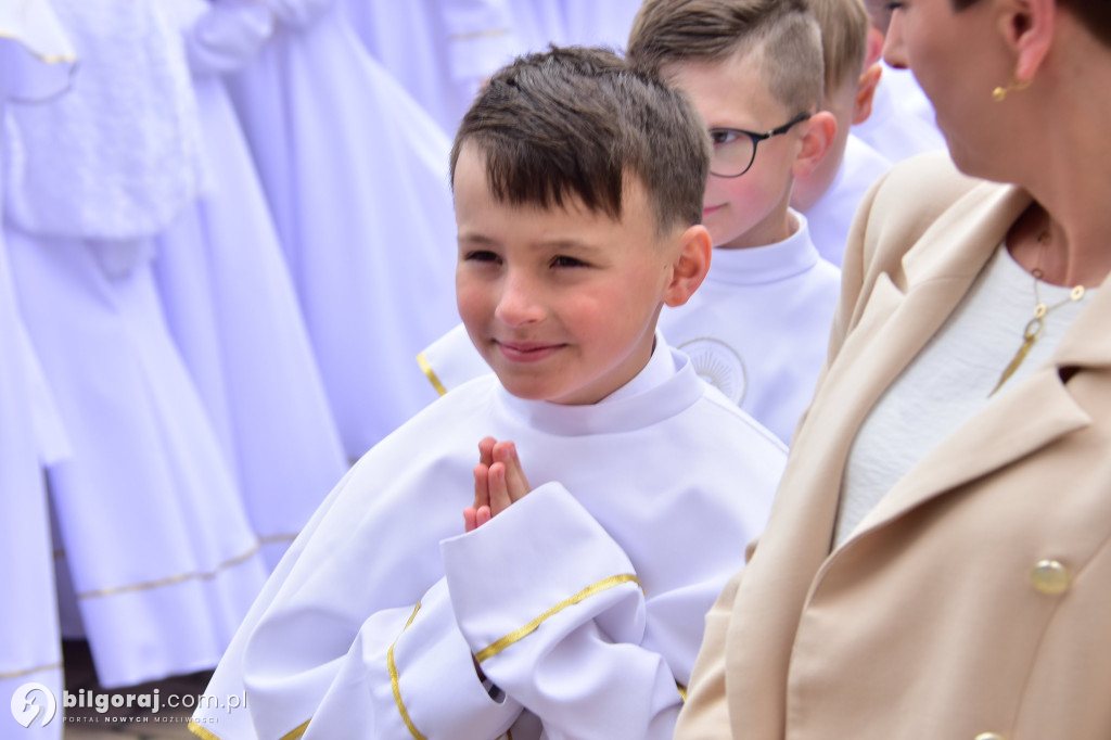 Uroczystość I Komunii Świętej w sanktuarium w Biłgoraju