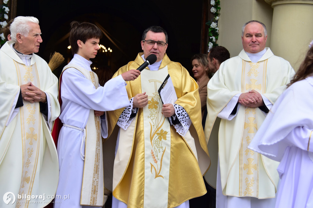 Uroczystość I Komunii Świętej w sanktuarium w Biłgoraju