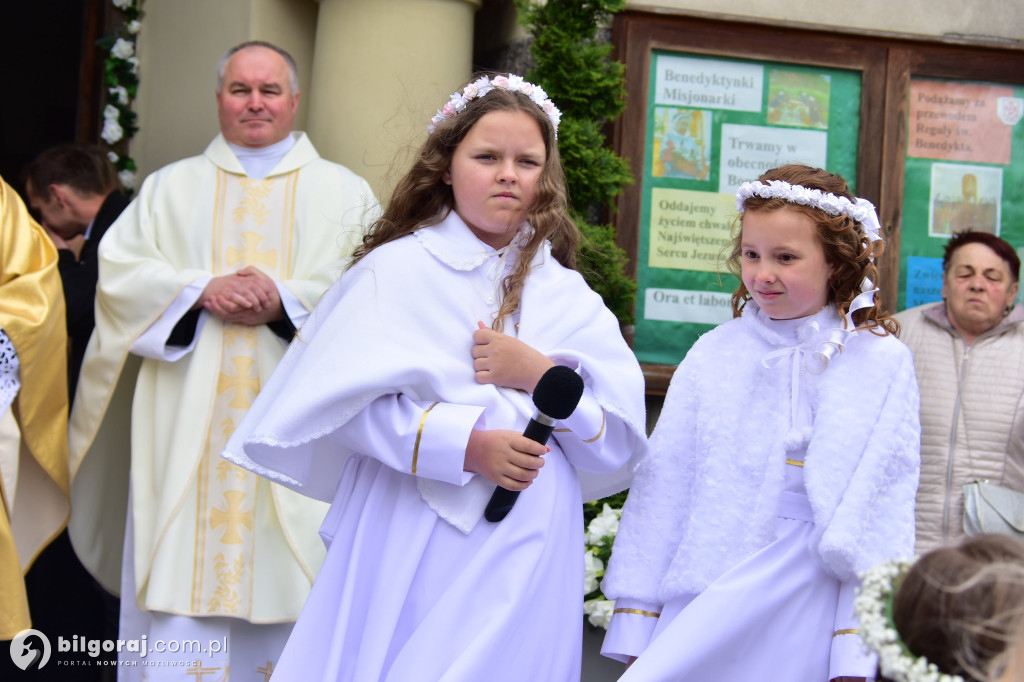 Uroczystość I Komunii Świętej w sanktuarium w Biłgoraju