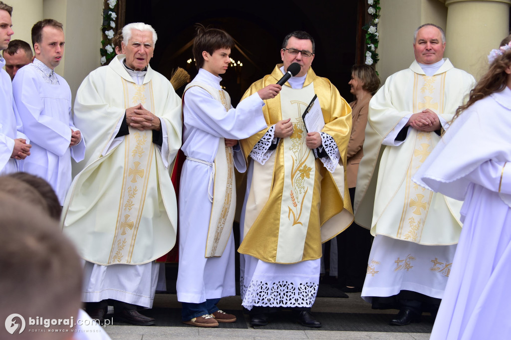 Uroczystość I Komunii Świętej w sanktuarium w Biłgoraju
