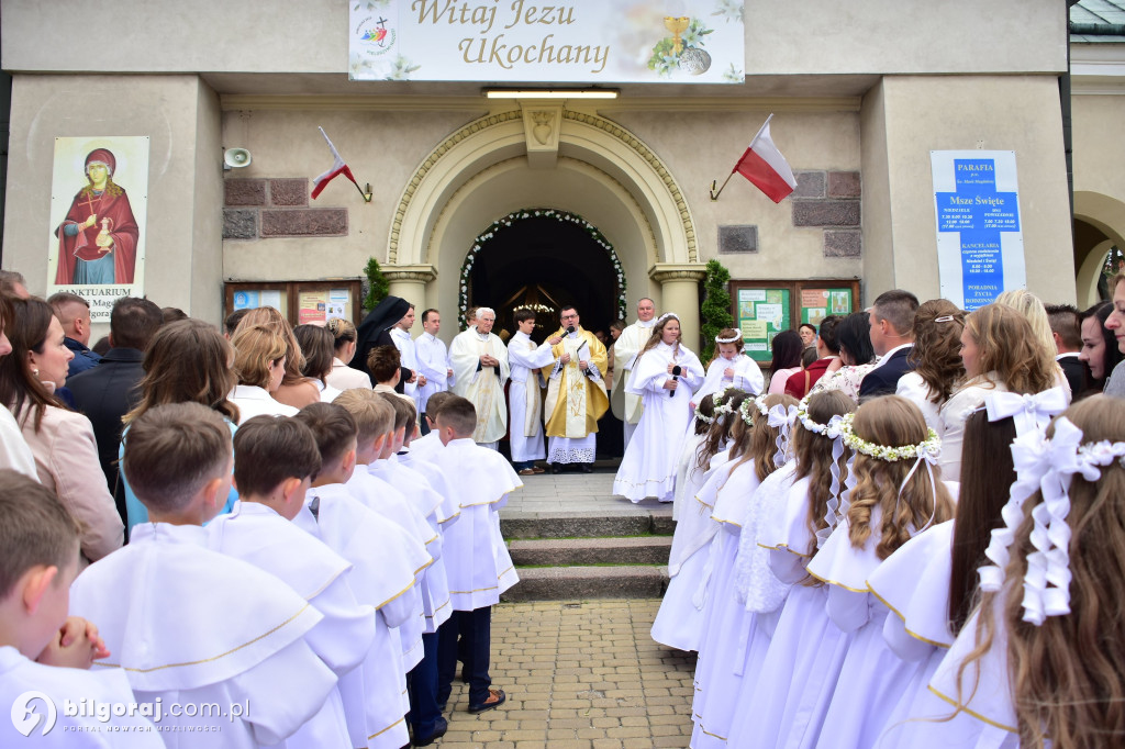 Uroczystość I Komunii Świętej w sanktuarium w Biłgoraju