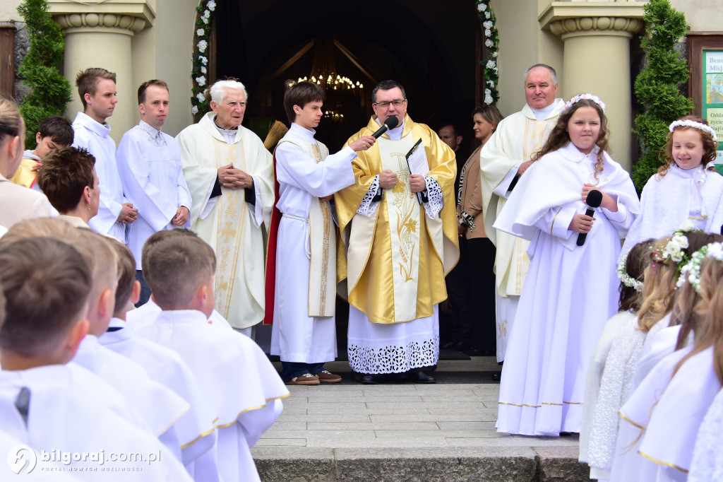 Uroczystość I Komunii Świętej w sanktuarium w Biłgoraju