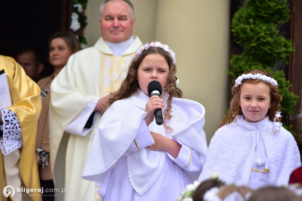 Uroczystość I Komunii Świętej w sanktuarium w Biłgoraju