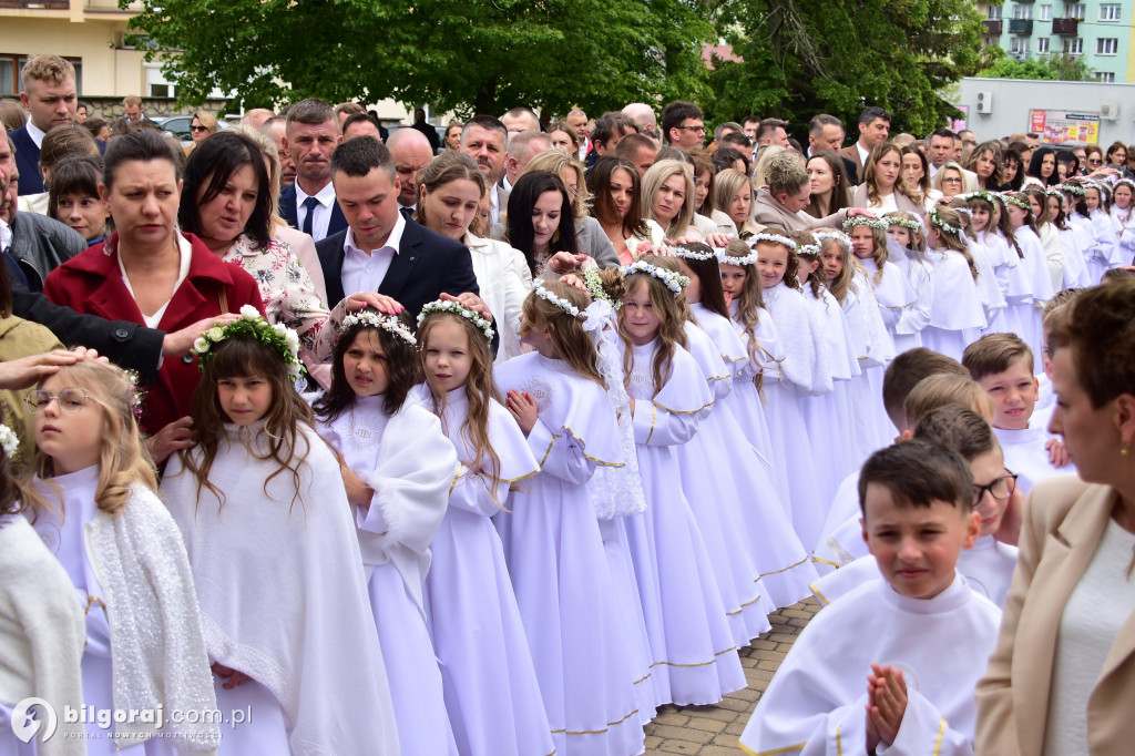 Uroczystość I Komunii Świętej w sanktuarium w Biłgoraju