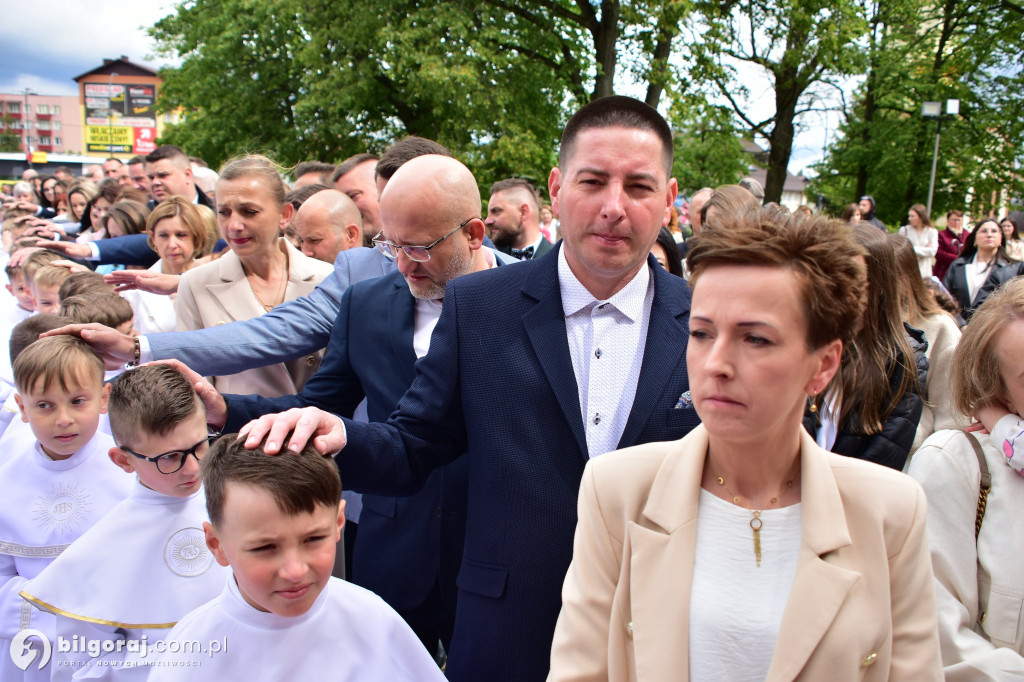 Uroczystość I Komunii Świętej w sanktuarium w Biłgoraju