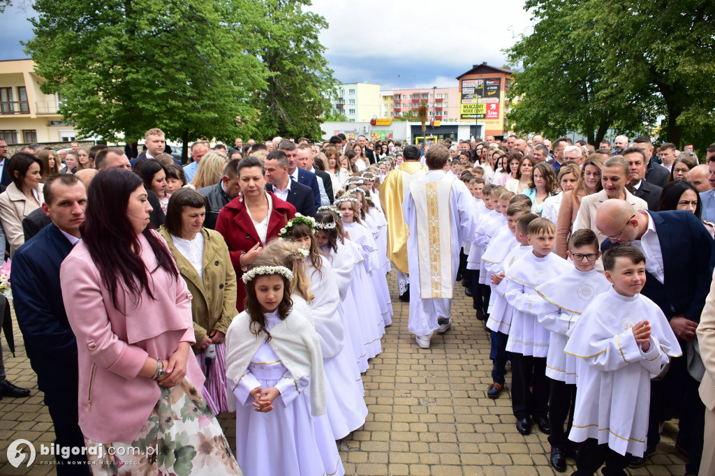 Uroczystość I Komunii Świętej w sanktuarium w Biłgoraju