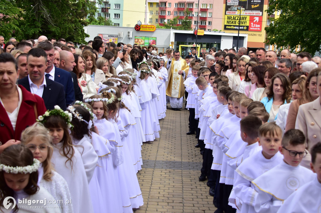 Uroczystość I Komunii Świętej w sanktuarium w Biłgoraju