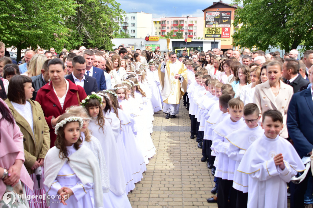 Uroczystość I Komunii Świętej w sanktuarium w Biłgoraju