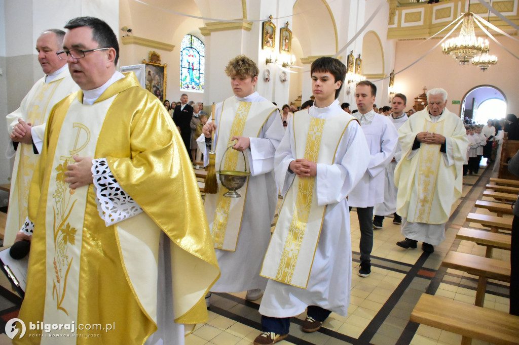 Uroczystość I Komunii Świętej w sanktuarium w Biłgoraju