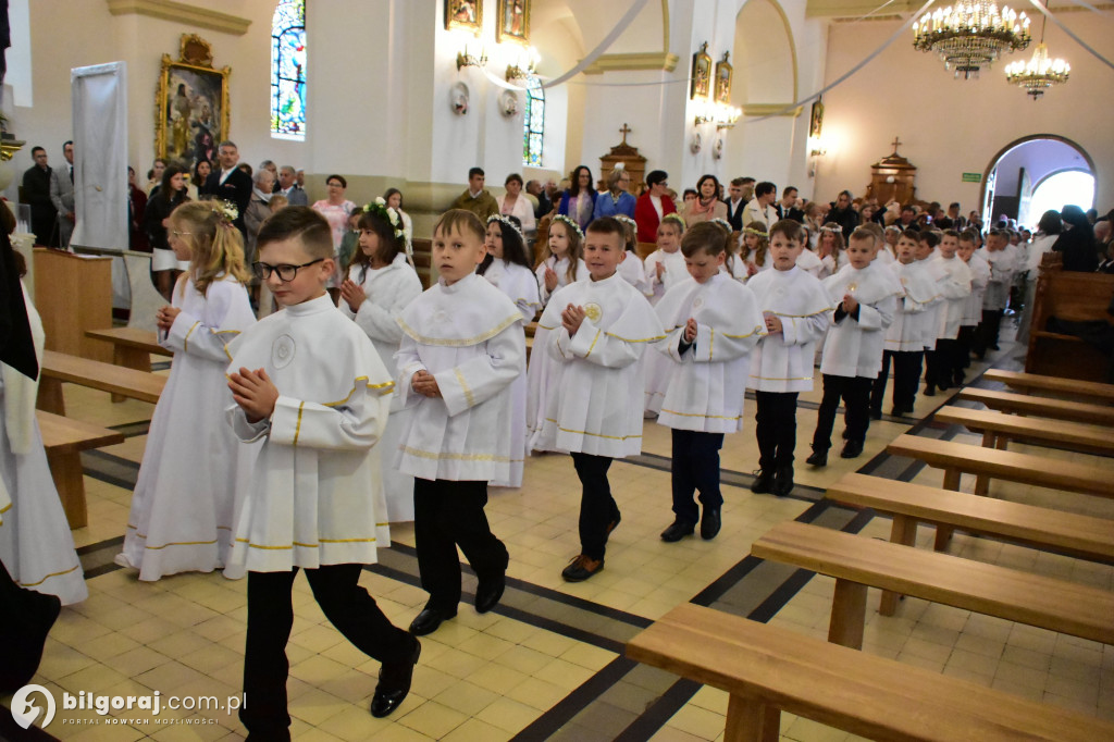 Uroczystość I Komunii Świętej w sanktuarium w Biłgoraju