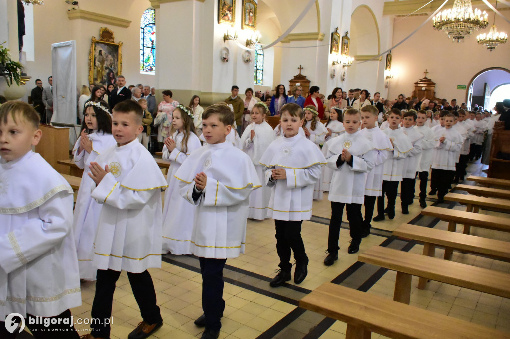 Uroczystość I Komunii Świętej w sanktuarium w Biłgoraju