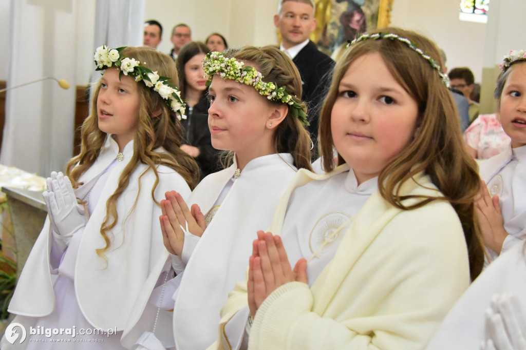 Uroczystość I Komunii Świętej w sanktuarium w Biłgoraju