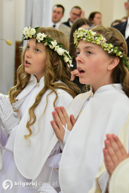 Uroczystość I Komunii Świętej w sanktuarium w Biłgoraju