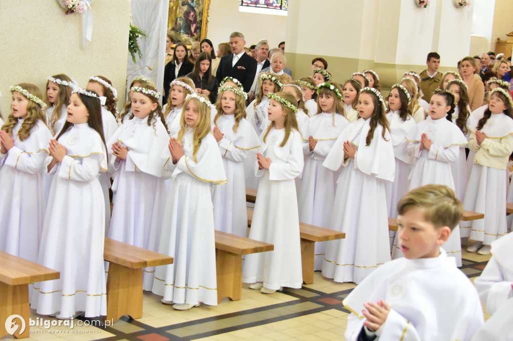 Uroczystość I Komunii Świętej w sanktuarium w Biłgoraju