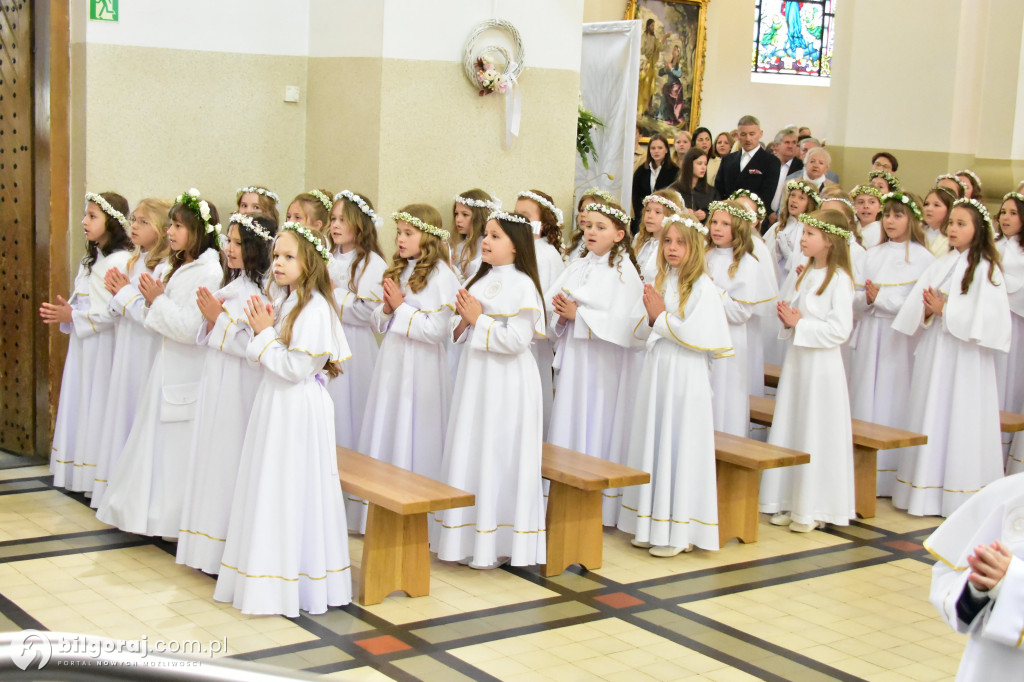 Uroczystość I Komunii Świętej w sanktuarium w Biłgoraju