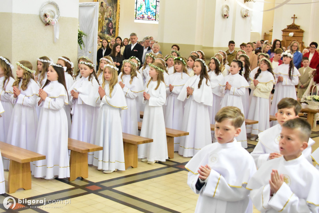 Uroczystość I Komunii Świętej w sanktuarium w Biłgoraju
