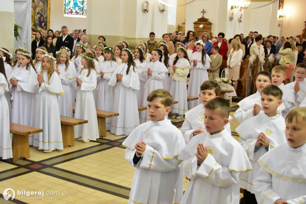 Uroczystość I Komunii Świętej w sanktuarium w Biłgoraju