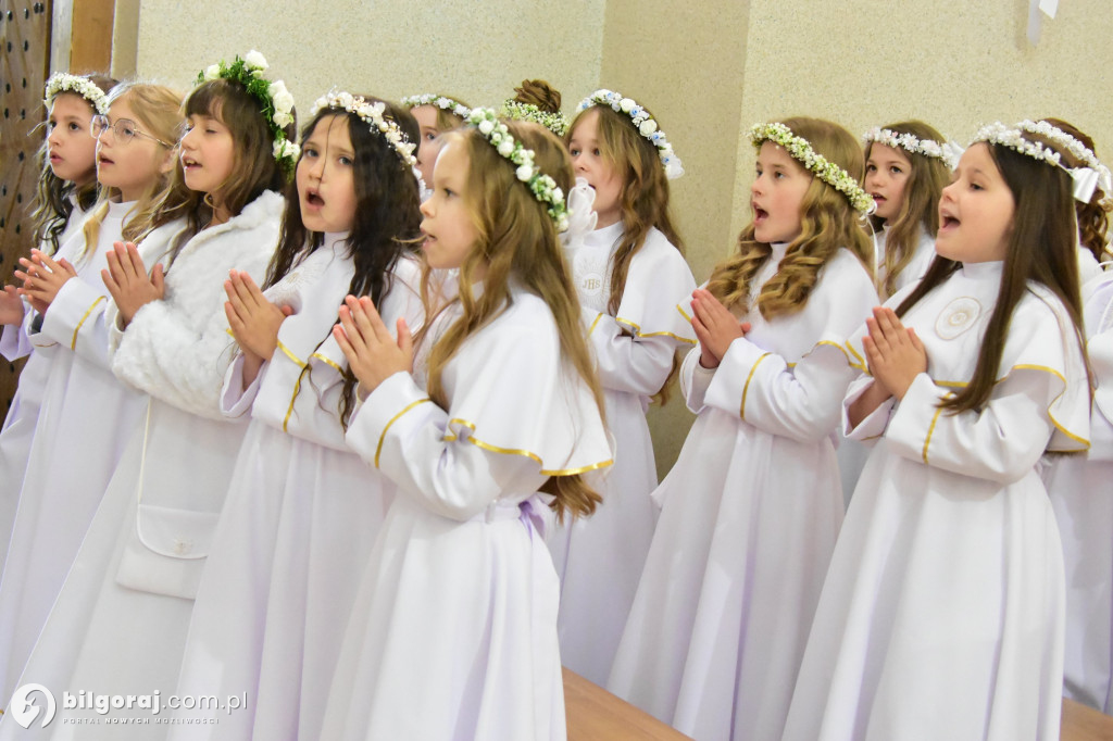 Uroczystość I Komunii Świętej w sanktuarium w Biłgoraju