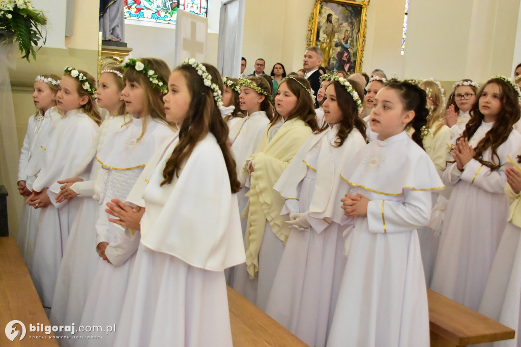 Uroczystość I Komunii Świętej w sanktuarium w Biłgoraju