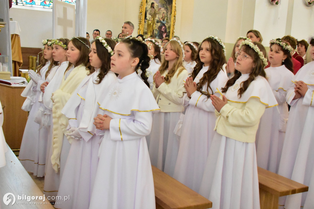 Uroczystość I Komunii Świętej w sanktuarium w Biłgoraju