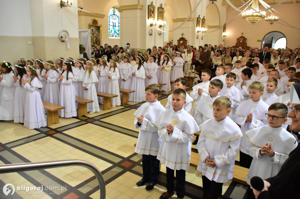 Uroczystość I Komunii Świętej w sanktuarium w Biłgoraju