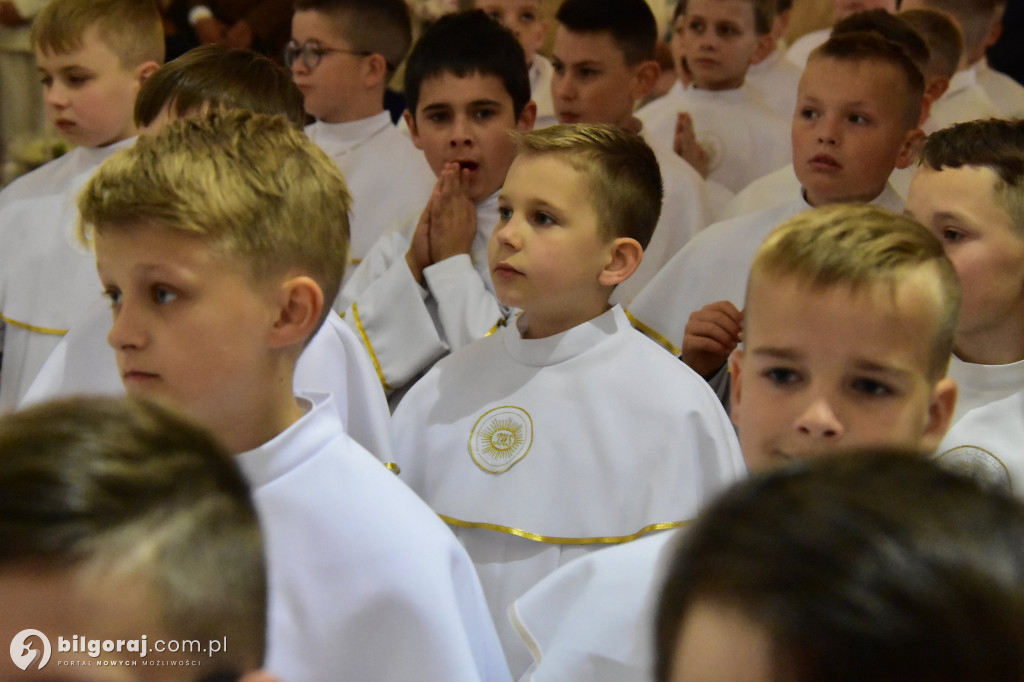 Uroczystość I Komunii Świętej w sanktuarium w Biłgoraju