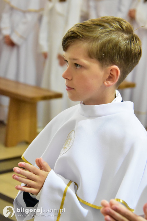 Uroczystość I Komunii Świętej w sanktuarium w Biłgoraju