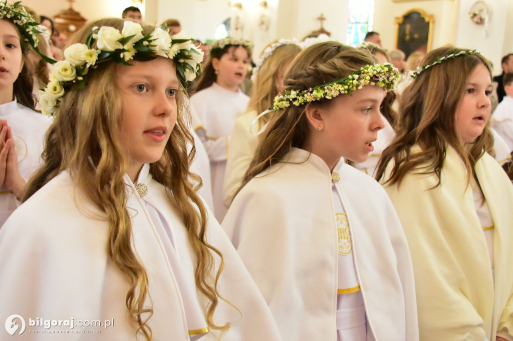 Uroczystość I Komunii Świętej w sanktuarium w Biłgoraju