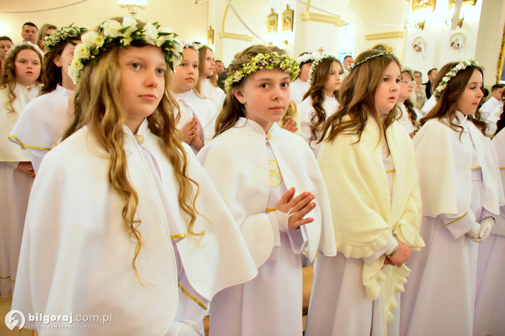 Uroczystość I Komunii Świętej w sanktuarium w Biłgoraju