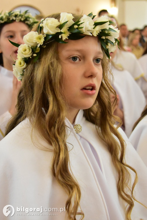 Uroczystość I Komunii Świętej w sanktuarium w Biłgoraju