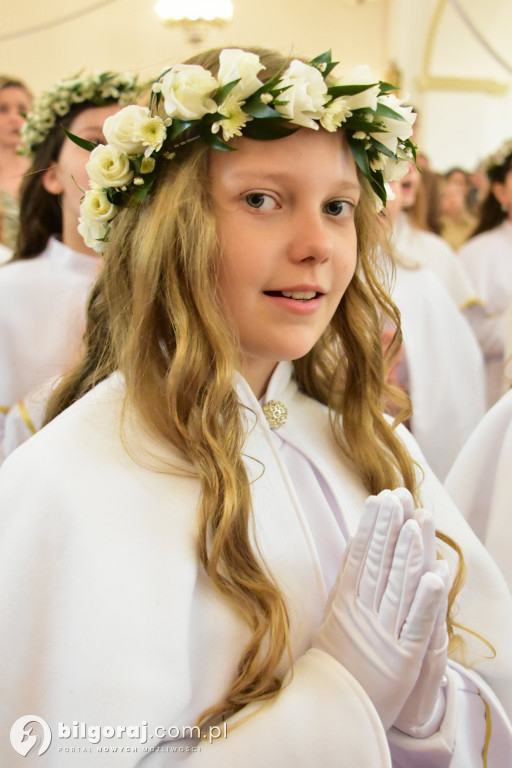 Uroczystość I Komunii Świętej w sanktuarium w Biłgoraju
